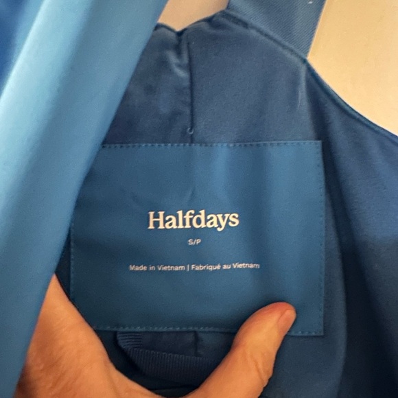 HALFDAYS blue bird Carson bib | Size: S | pls read description / review photos - Picture 2 of 5